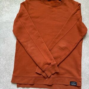Scotch & Soda Men's Rust Orange Sweatshirt